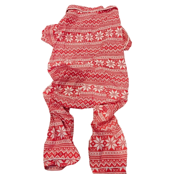 XL Dog Pajamas - Worn Once for Christmas Photo - Picture 2 of 5